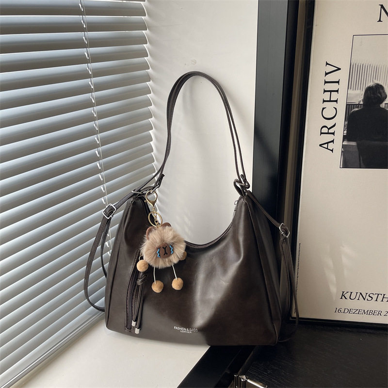 Сумка через плечо, женская новинка 2025 года, элитная сумка, легкая роскошная универсальная диагональная сумка, вместительная сумка-тоут для поездок на работу