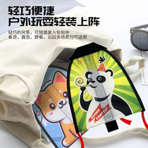 Ejection kite aircraft hand-held launch gun childrens spring outing outdoor toys little boy hand-thrown glider bamboo dragonfly