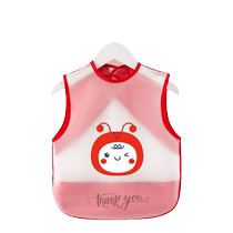 Baby coveralls childrens eating bibs waterproof and anti-dirty summer outerwear for men and women baby food supplements sleeveless reverse-wearing protective clothing