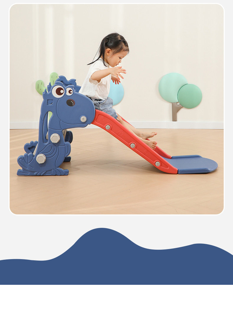 Слайд 儿童滑滑梯室内家用小型宝宝多功能滑梯折叠小孩玩具家庭游乐场 JIFANPAUL