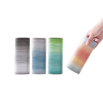 2024 new style glasses case for women high-end fresh portable anti-stress student myopia rainbow sunglasses storage bag