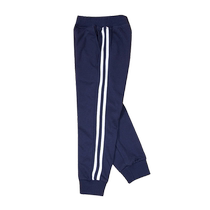 Primary school uniforms pants boys summer ice silk thin in two bars long pants girl sports pants casual pants