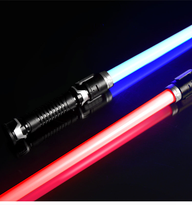 Игрушка с освещением 正版星球大战红蓝激光剑可伸缩男孩儿童道具玩具闪光荧光剑激光剑
