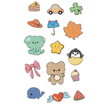 Childrens cartoon seam-free self-adhesive down jacket patches hole-free repair clothing patches decorative patterns washable