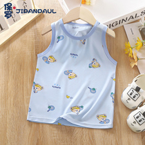 Boys vests girls inner wear babys thin bottoming summer style middle and large childrens hurdles