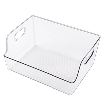 ins book storage transparent box desk student A4 bookcase organizing artifact sundries books large capacity storage box