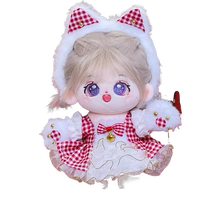 20cm spot cotton doll genuine plush doll girl clothes dress up doll birthday gift girl toy