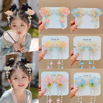 Hanfu accessories Chinese style ancient costume childrens headwear ancient style tassel girls hair accessories little girl princess hairpin hairpin