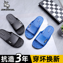 Slippers for men summer 2024 new couple home bathroom bath non-slip soft sole lightweight outer wear beach sandals and slippers