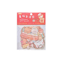 PET mobilization series cartoon cute animal handbook sticker pack cute DIY decorative stickers 46 pieces 8 styles