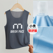 Childrens vest boy modal thin summer style boy hurdles baby mesh ice silk baby sleeveless sling summer