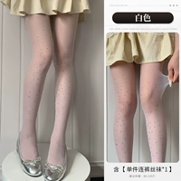 Белые блестки для ногтей