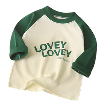 Children long sleeve T-shirt fall boy pure cotton blouse Han version girl beating undershirt baby full cotton clothes child clothing