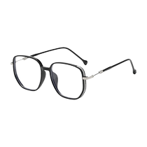 New style womens reading glasses ultra-light no makeup fashionable and trendy reading glasses large frame bright edge high definition anti-blue light for men