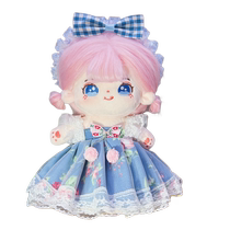 20cm Cotton Doll Clothes Girls Toy Skirt Lolita Cute Sweet Doll Doll Dress Hair Accessories