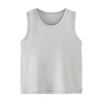 Childrens vest Modal summer solid color vest for boys and girls student home thin soft vest girls suspenders