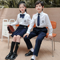 Форма начальной и средней школы декламация для девочек в британском стиле выпускной комплект шестого класса одежда для выступлений детского хора.