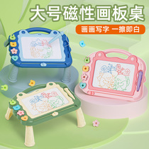 Planche à dessin pour enfants déducation précoce tableau décriture magnétique pour enfants jouets pour bébés colorés pour enfants de 1 à 3 ans grande taille