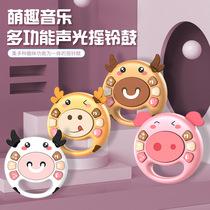 Baby hand slapping drum multifunction baby toy Puzzle Early teaching 3-6 months 0 1 year old 9 young children Music clapping drums