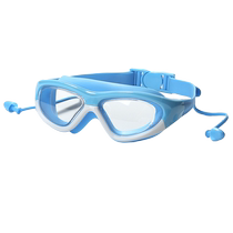 Boys and girls professional swimming and diving goggles equipment childrens swimming goggles waterproof and anti-fog high-definition swimming goggles and swimming cap set