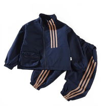 Girls coats for autumn and winter baby new childrens clothing boys autumn clothes childrens windproof jackets fashionable stripes