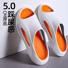 Тапочки для дома 2025新款拖鞋男士夏季外穿运动凉拖鞋厚底踩屎感防滑网红椰子鞋女 Jifanpaul