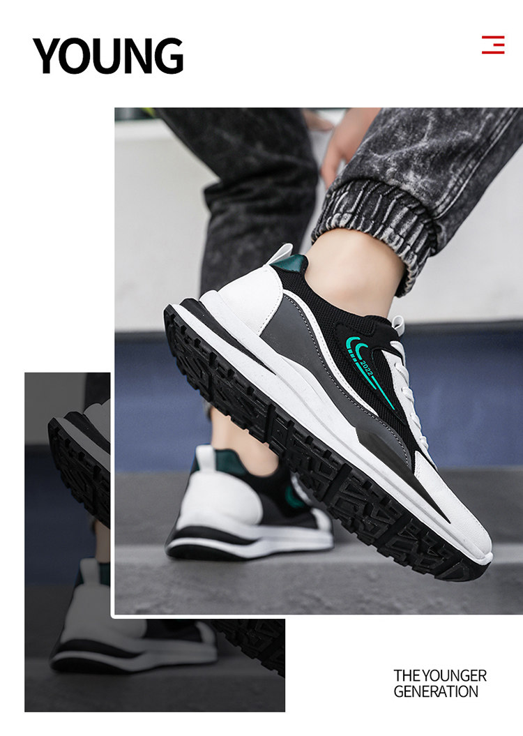 Папа обувь jifanpaul纪梵保罗2025新款老爹运动鞋 增高透气皮面设计