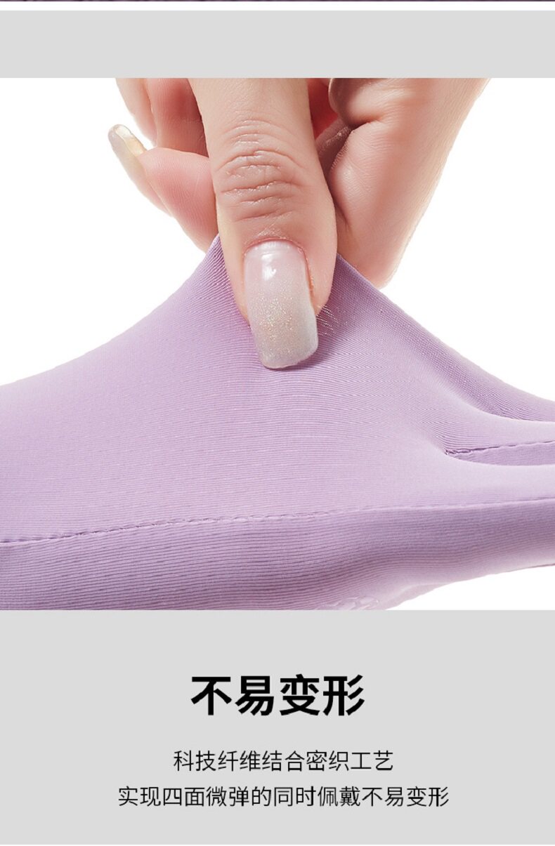 Перчатки 防紫外线防晒手套女夏季冰丝薄款男防滑户外透气情侣开车骑行手套 Jifanpaul