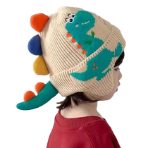 Baby Hat Winter Childrens Thickened Warm Baotou Hat Boys Super Cute Knitted Wool Hat Girls Windproof Ear Protection