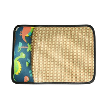Pet Summer Cooling Mat Summer Rattan Mat with Pillow Breathable and Comfortable Pet Mat Universal for Cats and Dogs