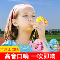 Water bird whistle childrens toy transparent bird horn baby oral muscle pronunciation training kindergarten water-injected bird call