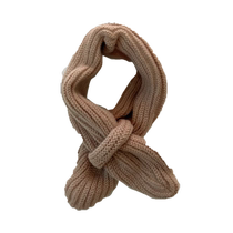 韩国糖果色保暖毛线围脖童装套口儿童围巾脖套秋冬百搭男童女童