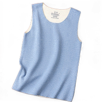 Childrens thermal vest autumn and winter plus velvet boys German velvet inner wear baby seamless girls bottoming underwear boys vest