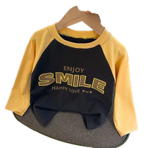 Autumn new sweatshirts for children and girls fashionable tops childrens long-sleeved sweatshirts spring and autumn baby thin boys casual clothes