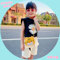 Baby Skew Satchel Baby Fashion Girl Bag Princess Cute Little Bag Bag Single Shoulder Bag Cartoon Small Backpack Zero Wallet