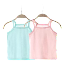 Girls summer pure cotton camisole sleeveless infant clothes baby breathable bottoming shirt childrens underwear thin section