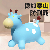 Childrens inflatable jumping deer jumping vault baby riding rocking horse riding toy anti-fall rubber pony rocking horse