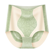 High-waisted underwear for women in spring and autumn Modal 5A Antibacterial Crotch Seamless Abdominal Tightening Postpartum Waist Lifting Summer Ice Silk Briefs