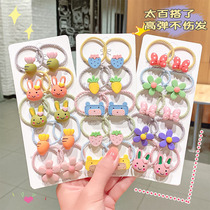 Childrens rubber band does not hurt the hair elastic and good headgear cute baby headband girls hair tie little girls hair accessory