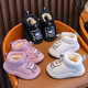 Children's Cotton Slippers 2025 Winter New Style Cartoon Warm Soft-Soled Non-Slip Baby Cotton Shoes for Boys and Girls