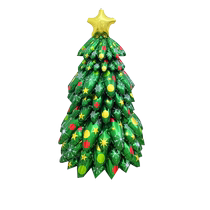 Christmas standing balloon three-dimensional Christmas tree decorations atmosphere kindergarten shopping mall window decoration scene layout
