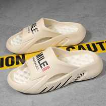 Slippers for mens summer outer wear 2024 new mens non-slip wear-resistant and shit-stepping casual sports sandals mens thick soles