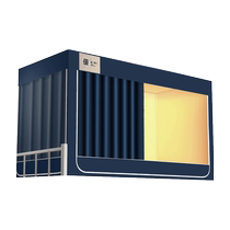 Five-layer strong shading) college dormitory bed curtain and mosquito net all-in-one all-inclusive dormitory single bunk bed without installation