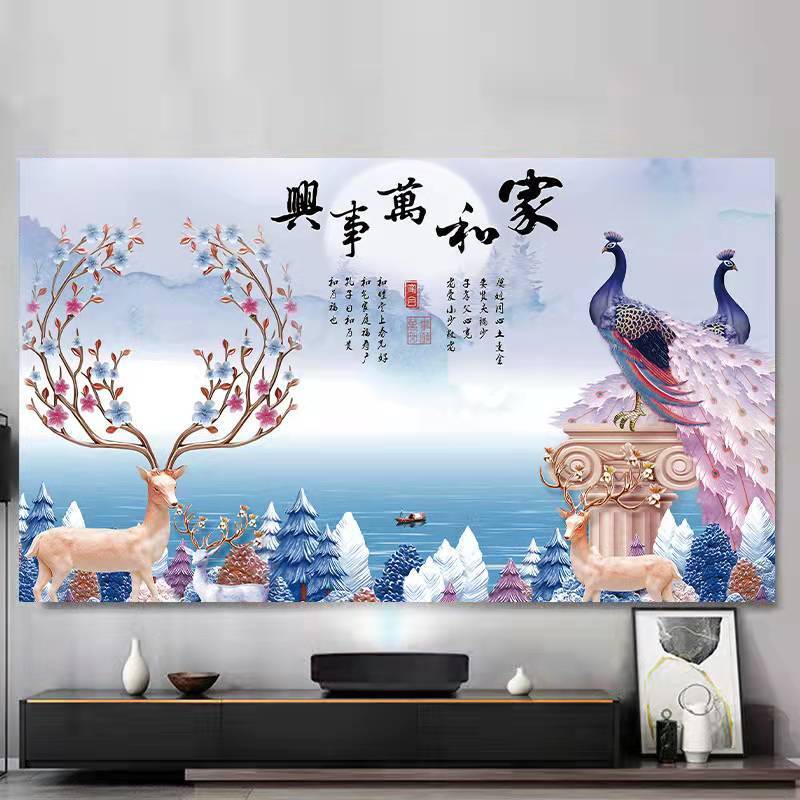 2023 new TV cover dust cover 55 inch LCD TV Bugaib 65 inch TV Curtain Towels brief-Taobao