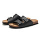 Paul's New Spring and Summer Men's Cork Slippers, Korean Style Men's Sandals, Velcro Birkenstock Beach Shoes