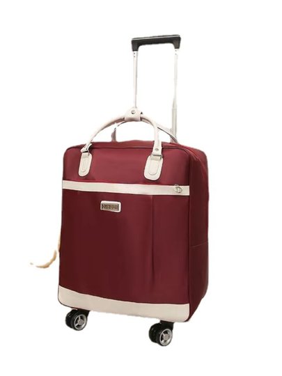 Trolley-Reisetasche für Damen, großes Fassungsvermögen, wasserdichtes Oxford-Tuch, Universalrad, Kurzstrecken-Reise, Schulaufbewahrung, tragbare Gepäcktasche