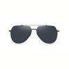 Nylon Polarized Lens Sunglasses for Men, Fashionable Prescription Double-Bridge Sunglasses, Trendy Large-Frame Sunglasses, Aviator Glasses