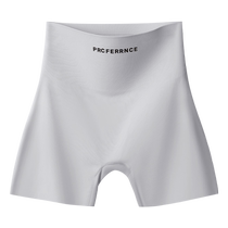 Ice silk seamless safety pants for women anti-exposure tummy control butt lifting boxer briefs two-in-one non-curling boxer briefs