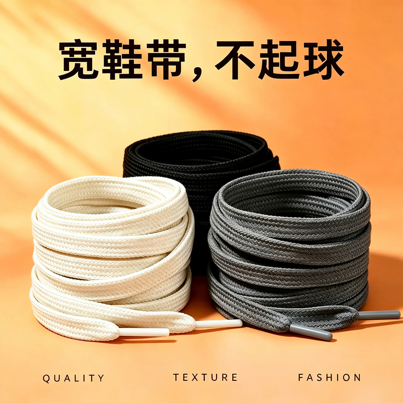 Suitable for Nike Air Force 1 Shoelaces, Men's and Women's Models, White Flat Non-Pilling Original Black Nike Sports Sneakers Suitable for Nike Air Force 1 Shoelaces, Men's and Women's Models, White Flat Non-Pilling Original Black Nike Sports Sneakers