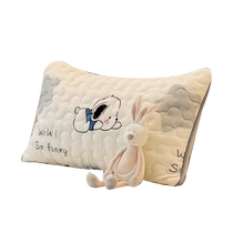 Pair of milk velvet quilted pillowcases winter coral velvet single antibacterial pillowcase 48x74 single pillowcase